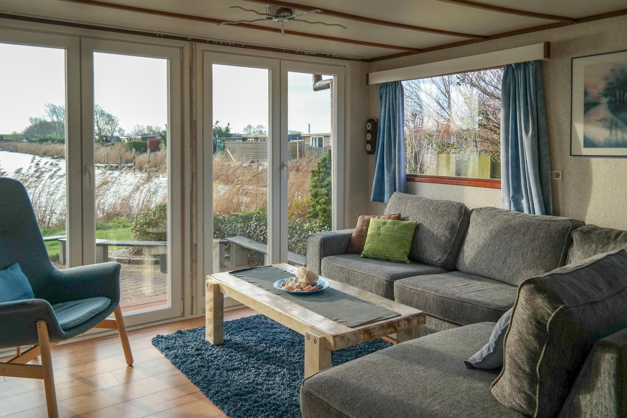 8 Pers House 'Capitein Theis' With Seaside In Front Of The Lauwersmeer Anjum Exterior foto